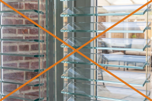 Les shutters en verre